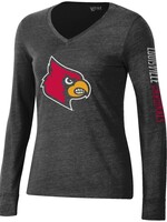 Gear for Sports TEE, LADIES, LS, RELAX TRI, BLK, UL