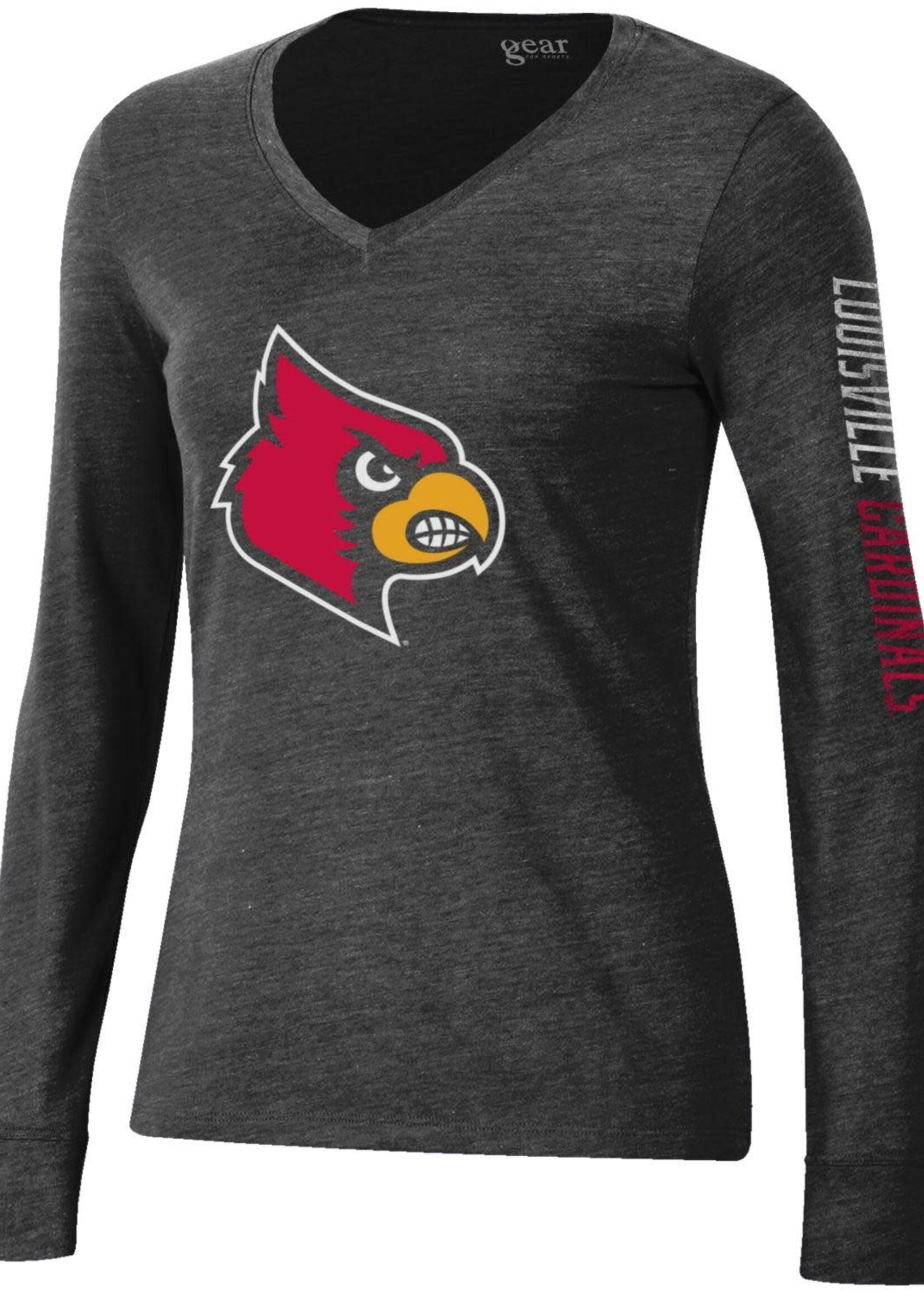 Gear for Sports TEE, LADIES, LS, RELAX TRI, BLK, UL