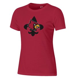 Gear for Sports TEE, LADIES,SS, FLEUR DE LIS, RED, UL