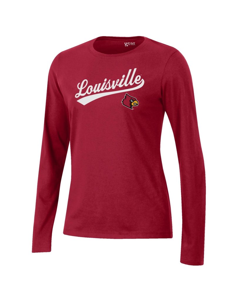 University of Louisville Ladies Long Sleeved T-Shirts, Louisville Cardinals  Long Sleeved Shirts, Tees