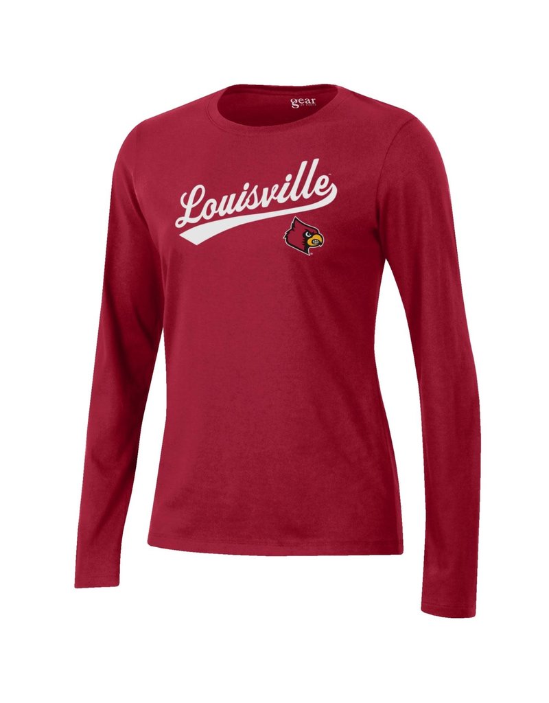 Tops, Louisville Cardinals Long Sleeve Tee