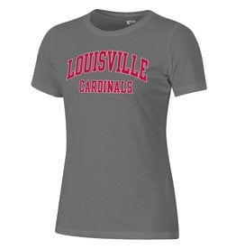 TEE, LADIES,SS, FLEUR DE LIS, RED, UL - JD Becker's UK & UofL Superstore