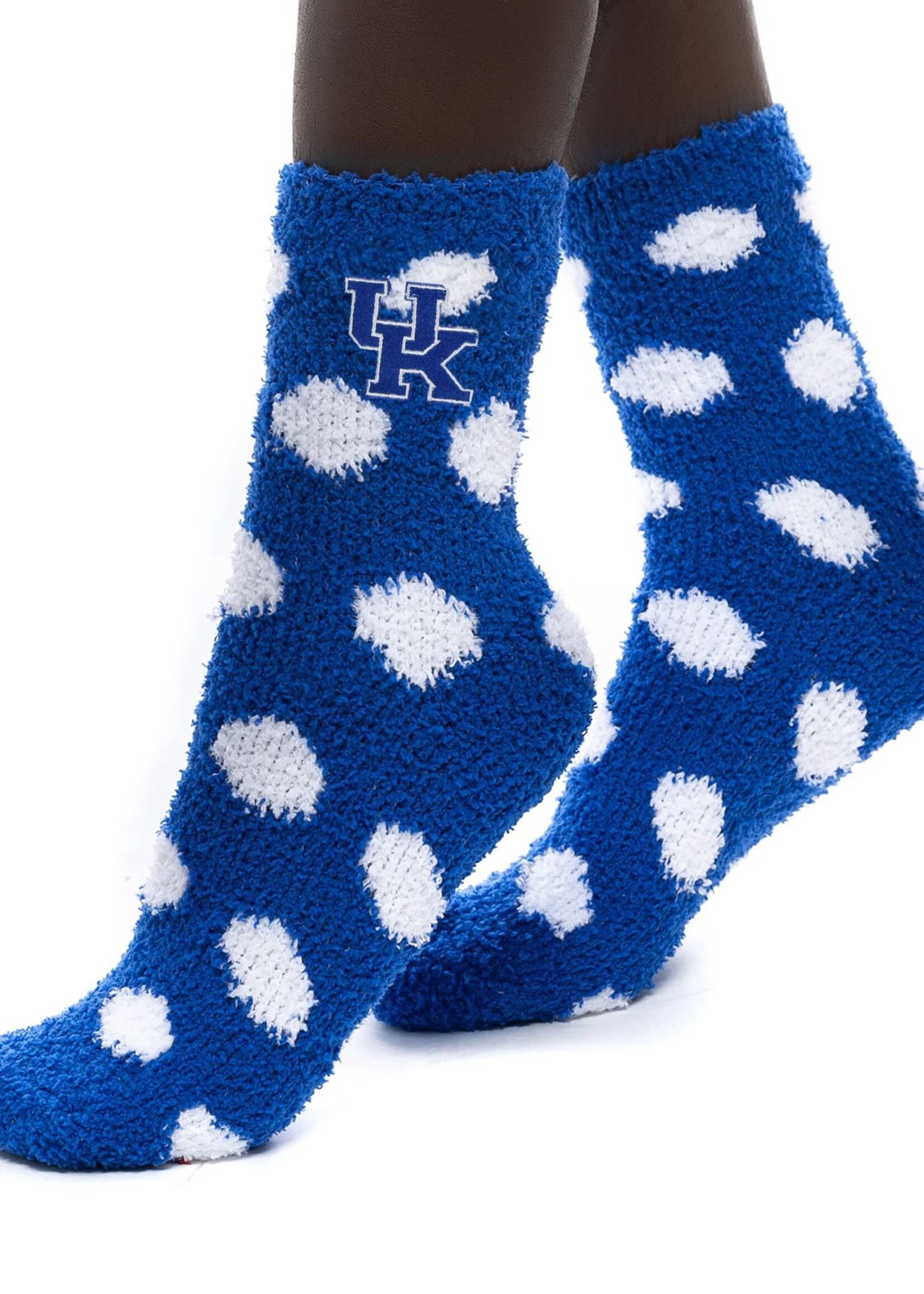 SOCKS, FUZZY, POLKA DOT, UK