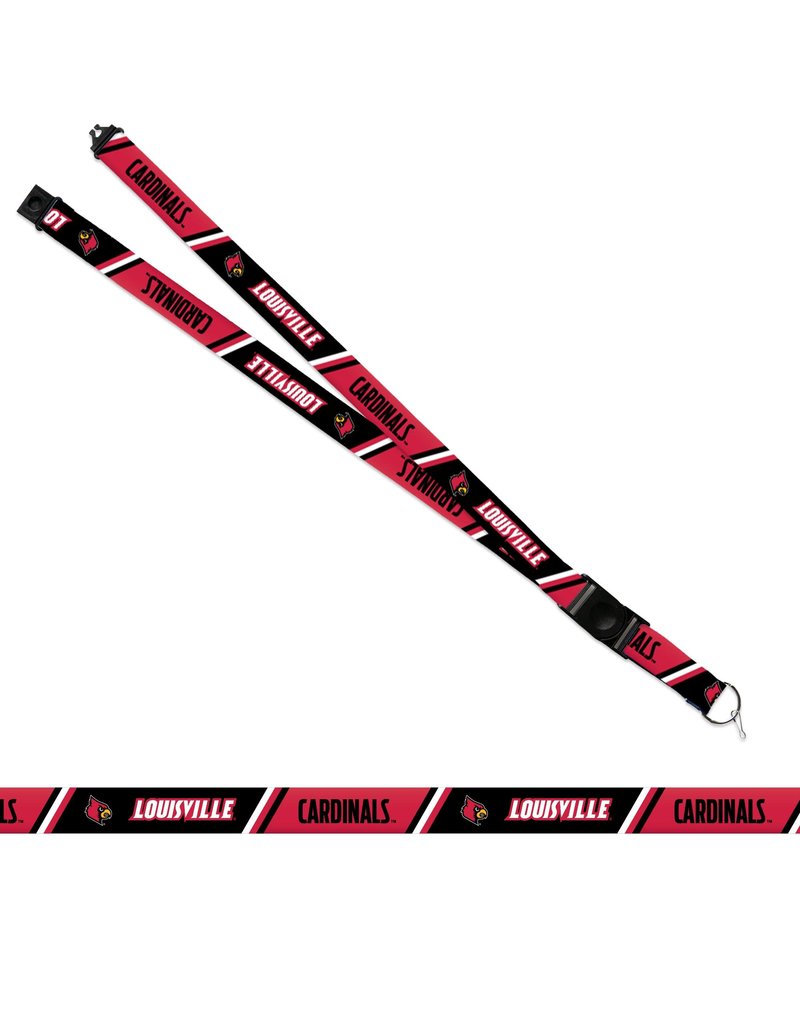 Rico Industries LANYARD, 1 IN WIDE, RED/BLACK, UL