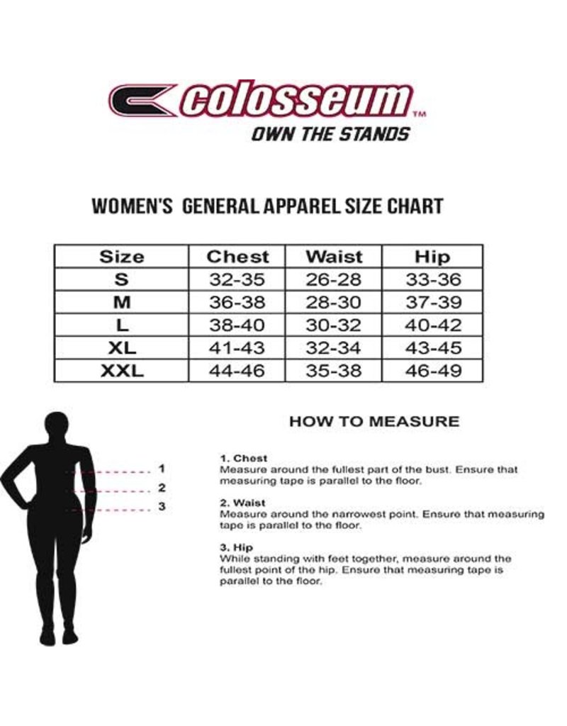 Colosseum Athletics TEE, OHT, LADIES, LS, CROP, ADVANCE, CAMO, UL