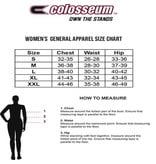 Colosseum Athletics TEE, LADIES, SS, THE CITY, GRAY/RED, UL