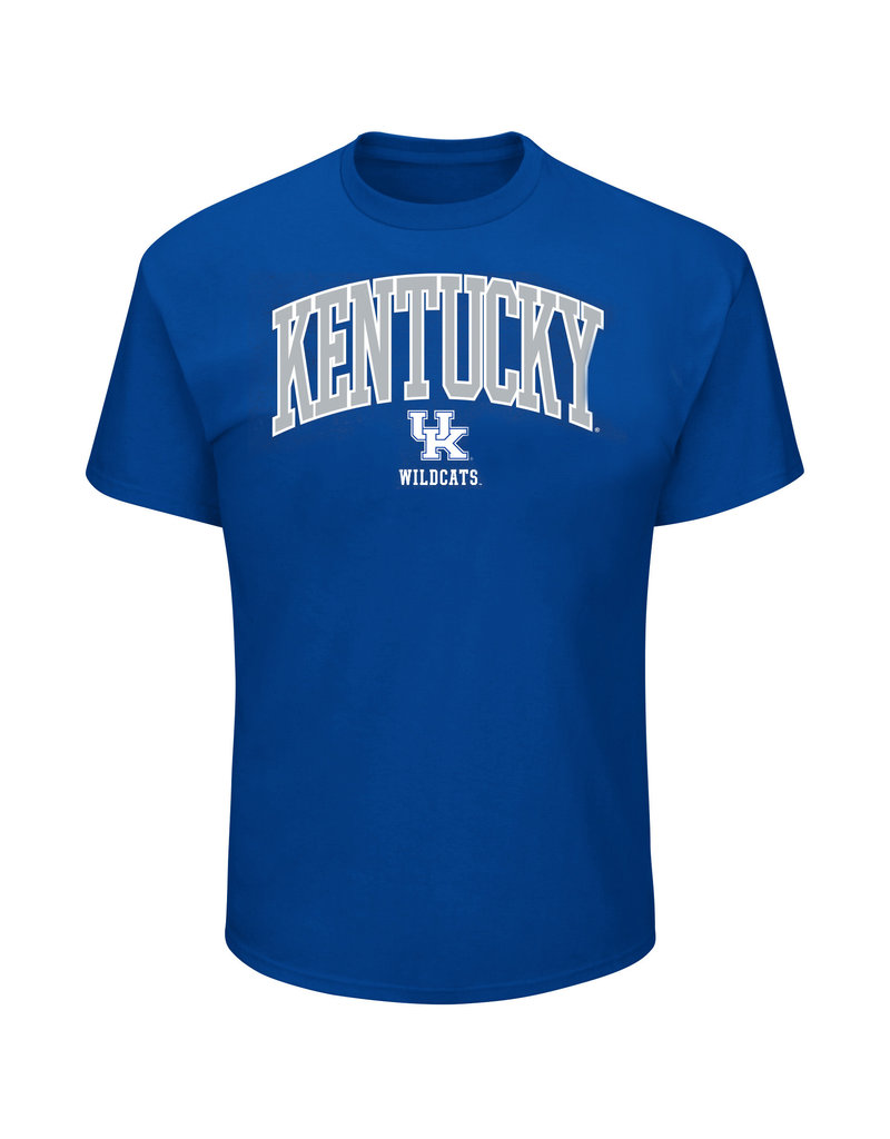 PROFILE TEE, SS, ARCHOVER LOGO, ROYAL, UK