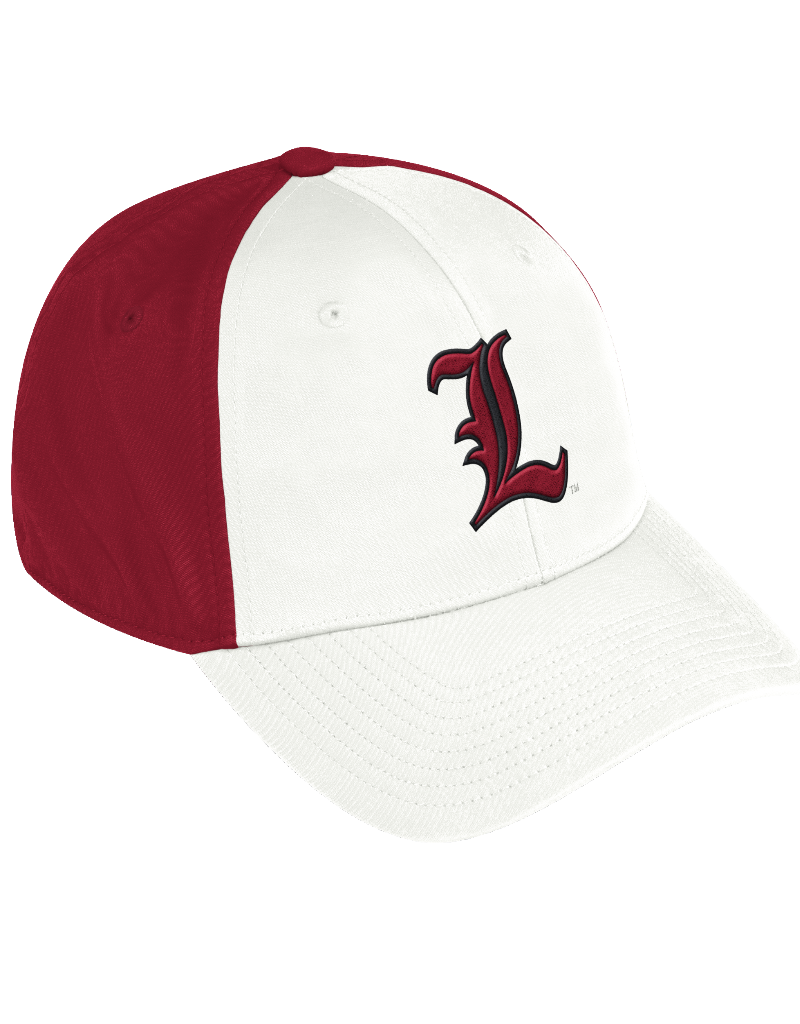 HAT, ADIDAS,COACH FLEX 21, WHT/RED, UL - JD Becker's UK & UofL Superstore