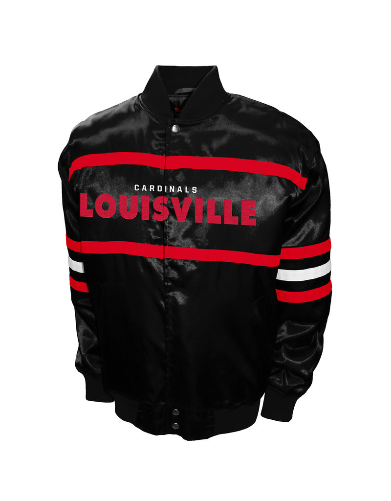 Red/White Heavyweight Satin Arizona Cardinals Special Script Jacket -  Jackets Masters