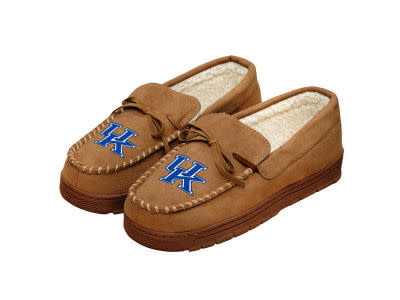SLIPPERS, MOCCASIN, BROWN, UK - JD Becker's UK & UofL Superstore