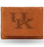 Rico Industries WALLET, TRI-FOLD, LEATHER, BROWN, UK