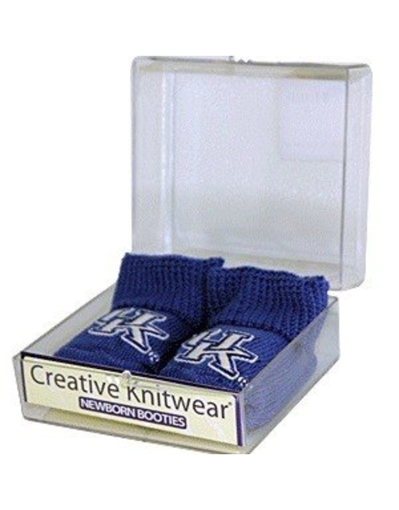 Creative Knitwear BOOTIES, INFANT, ROYAL, UK