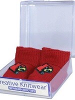 Creative Knitwear BOOTIES, INFANT, RED, UL