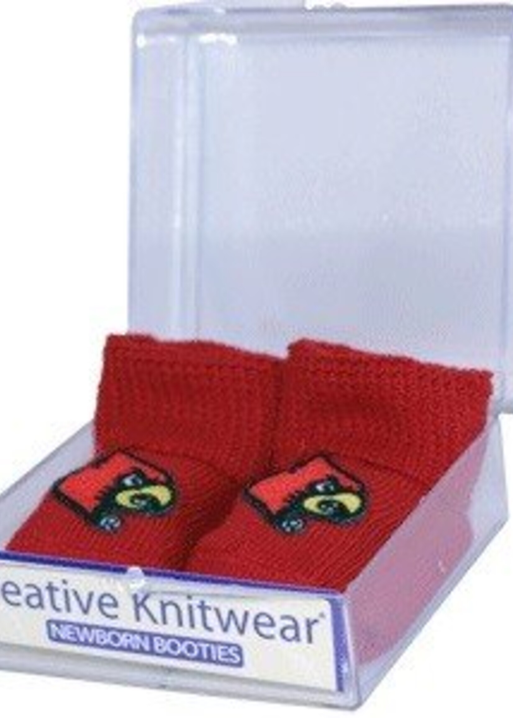 Creative Knitwear BOOTIES, INFANT, RED, UL