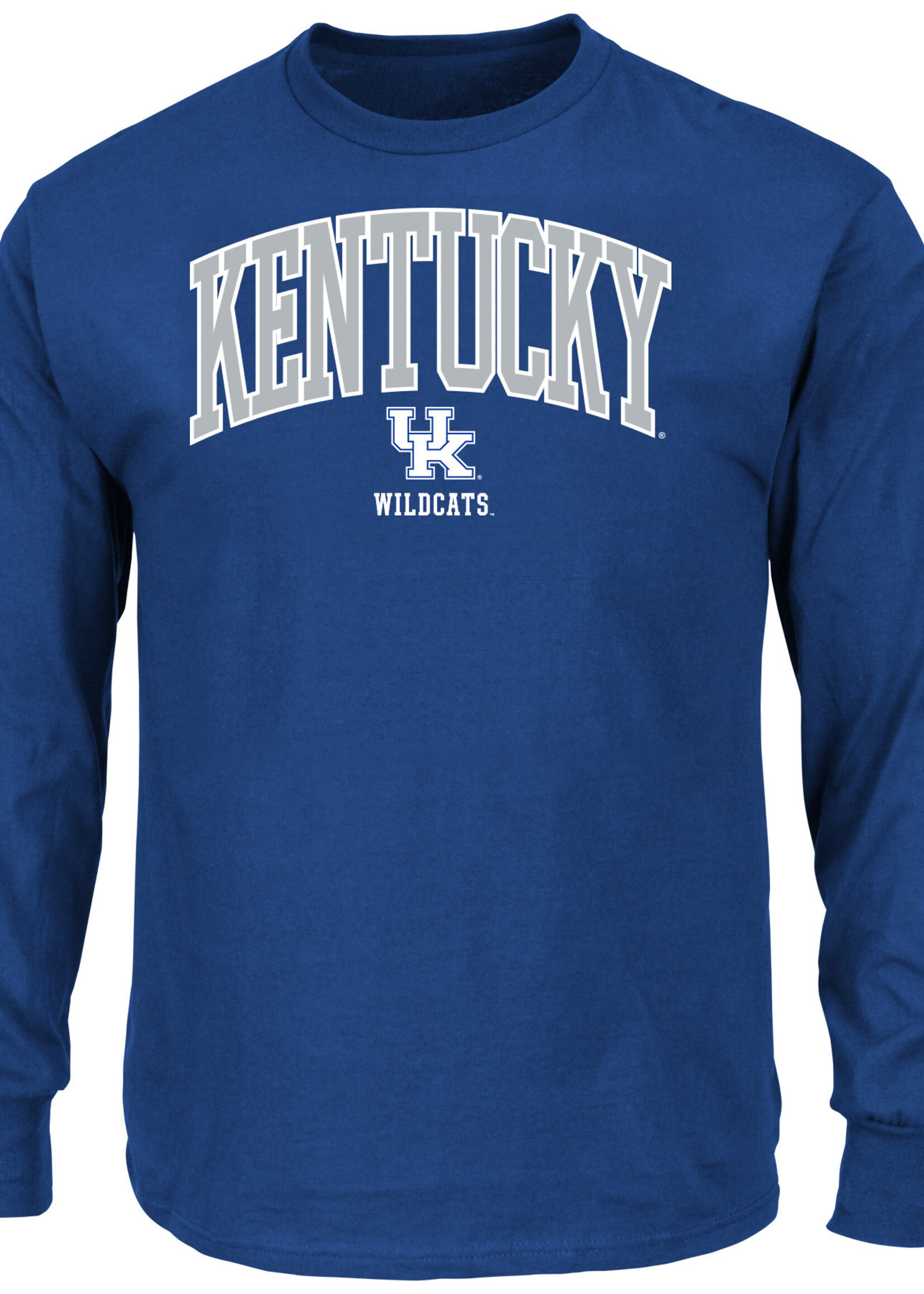 PROFILE TEE, LS, ARCHOVER LOGO, ROYAL, UK