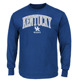 PROFILE TEE, LS, ARCHOVER LOGO, ROYAL, UK