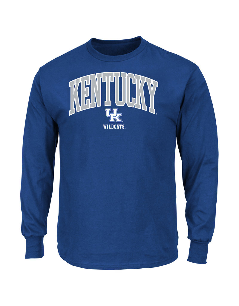 PROFILE TEE, LS, ARCHOVER LOGO, ROYAL, UK