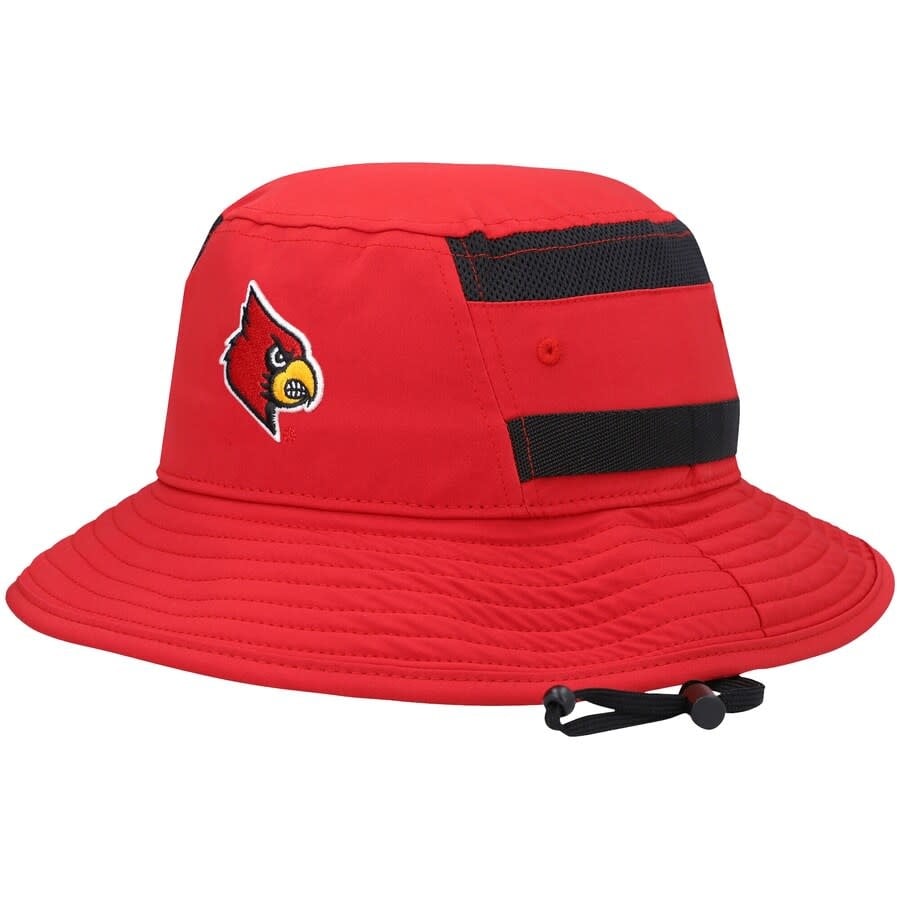 Adidas Louisville Cardinals Mens Bucket Hat Camouflage Size L-XL