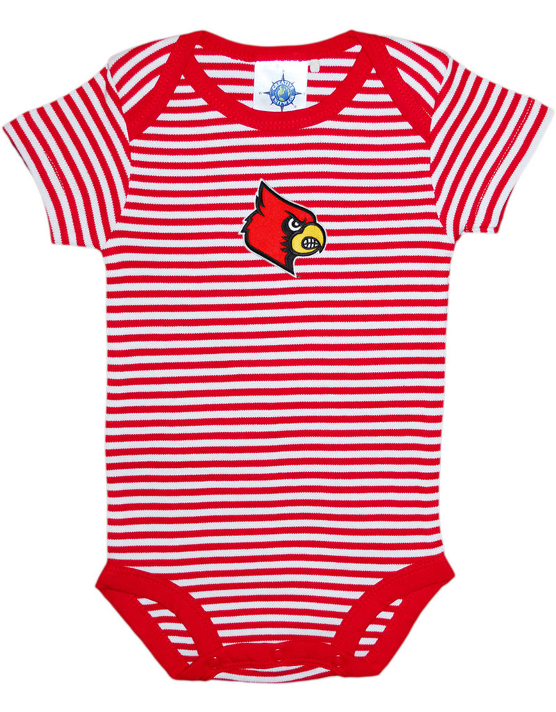 ONESIE, INFANT, STRIPED, RED/WHT, UL - JD Becker's UK & UofL Superstore