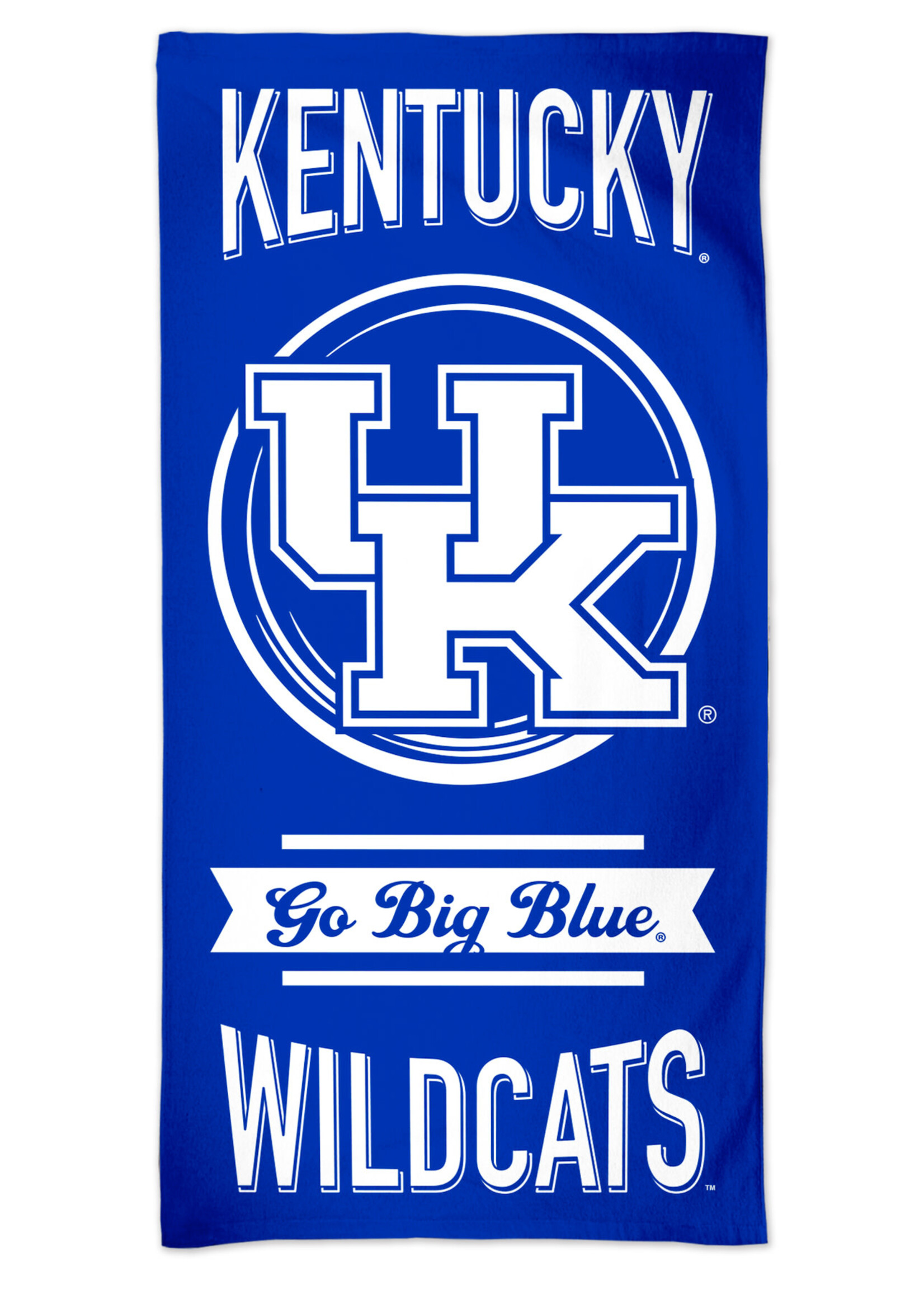 Wincraft Inc BEACH TOWEL, FIBER, ROYAL/WHITE, 30x60, UK