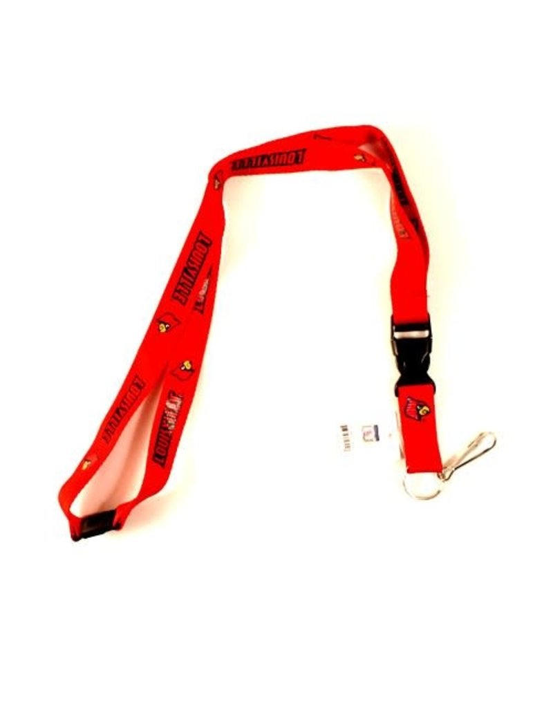 LANYARD, 2-SIDE TC LOBSTER CLAW, RED, UL