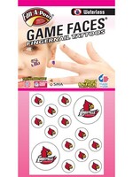 Fan A Peel NAIL TATTOOS, CARDINAL, 16 PIECE, UL