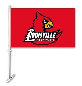 BSI Products CAR FLAG, WING LOGO, RED, UL