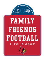 BLUE 84 DECAL, LIG, FAMILY, FRIENDS, 4 IN, UL