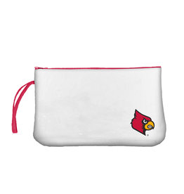 Logo Brands Louisville Cardinals Stadium Clear Tote Bag