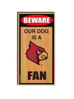 ALL STAR DOGS SIGN, WOOD, OUR DOG, 5 x 10 IN, UL
