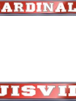 Craftique LICENSE FRAME, CARDINALS, RED, UL