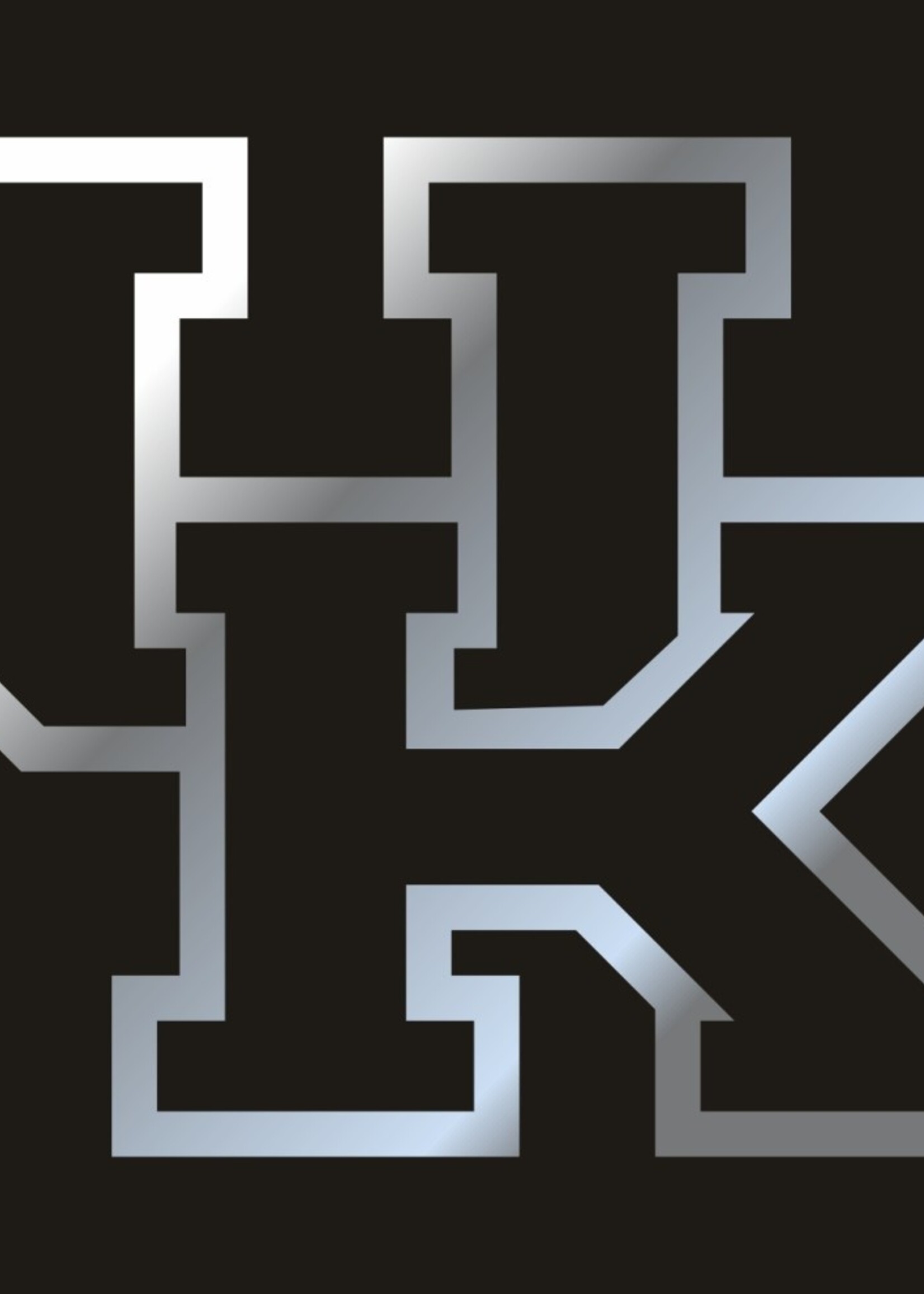 Craftique LICENSE PLATE, BLACK/SILVER, UK