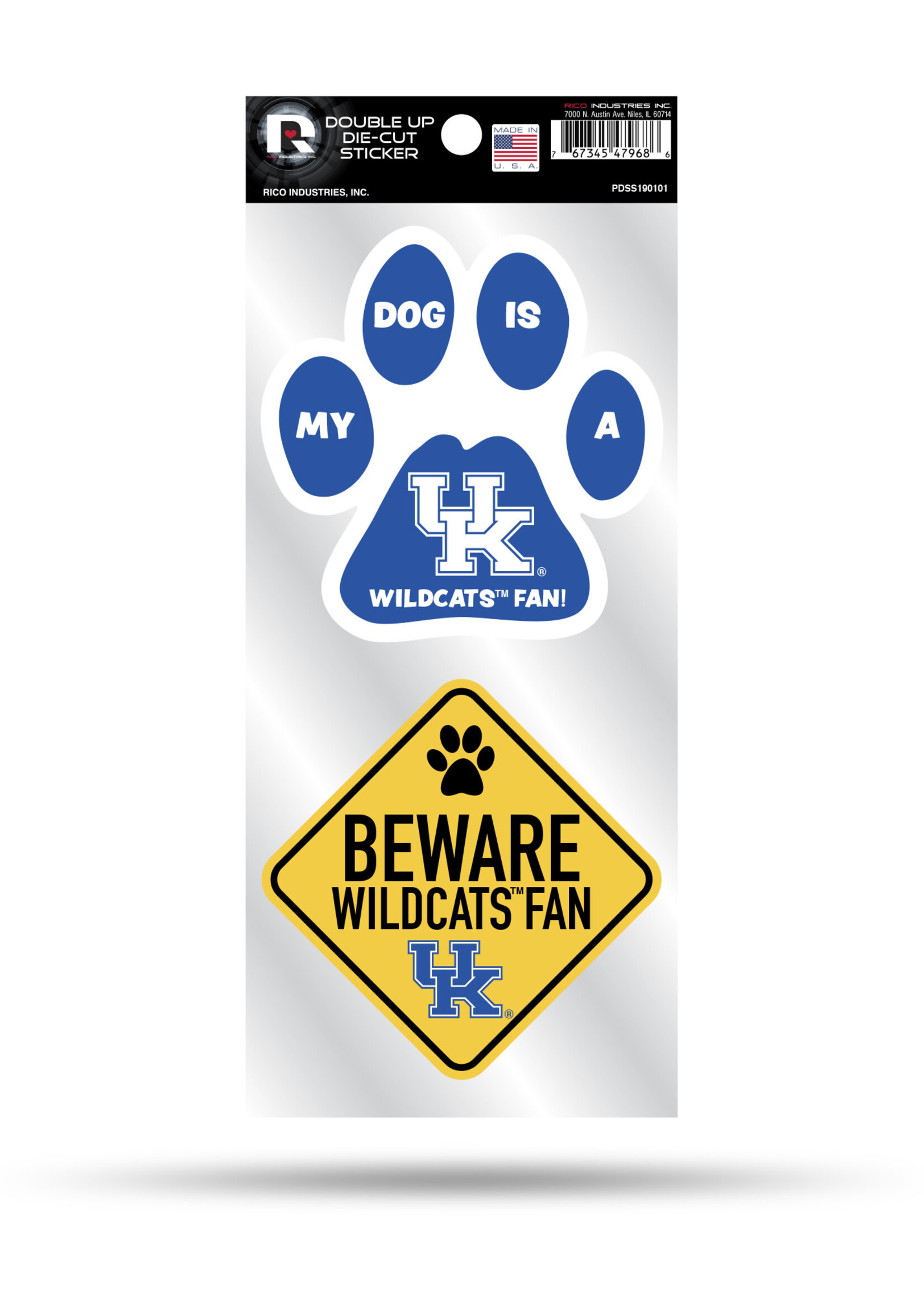 Rico Industries DECAL, PET, DOUBLE UP, UK