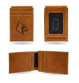Rico Industries WALLET, FRONT POCKET, ENGRAVED, BROWN, UL