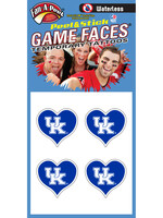 Fan A Peel TATTOOS, UK HEART, 4 PIECE, UK