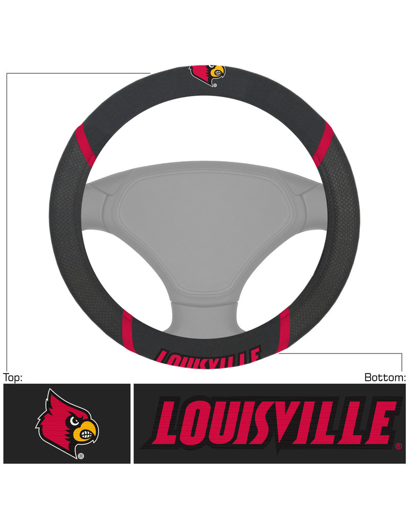 Fanmats STEERING WHEEL COVER, EMBROIDERED, UL