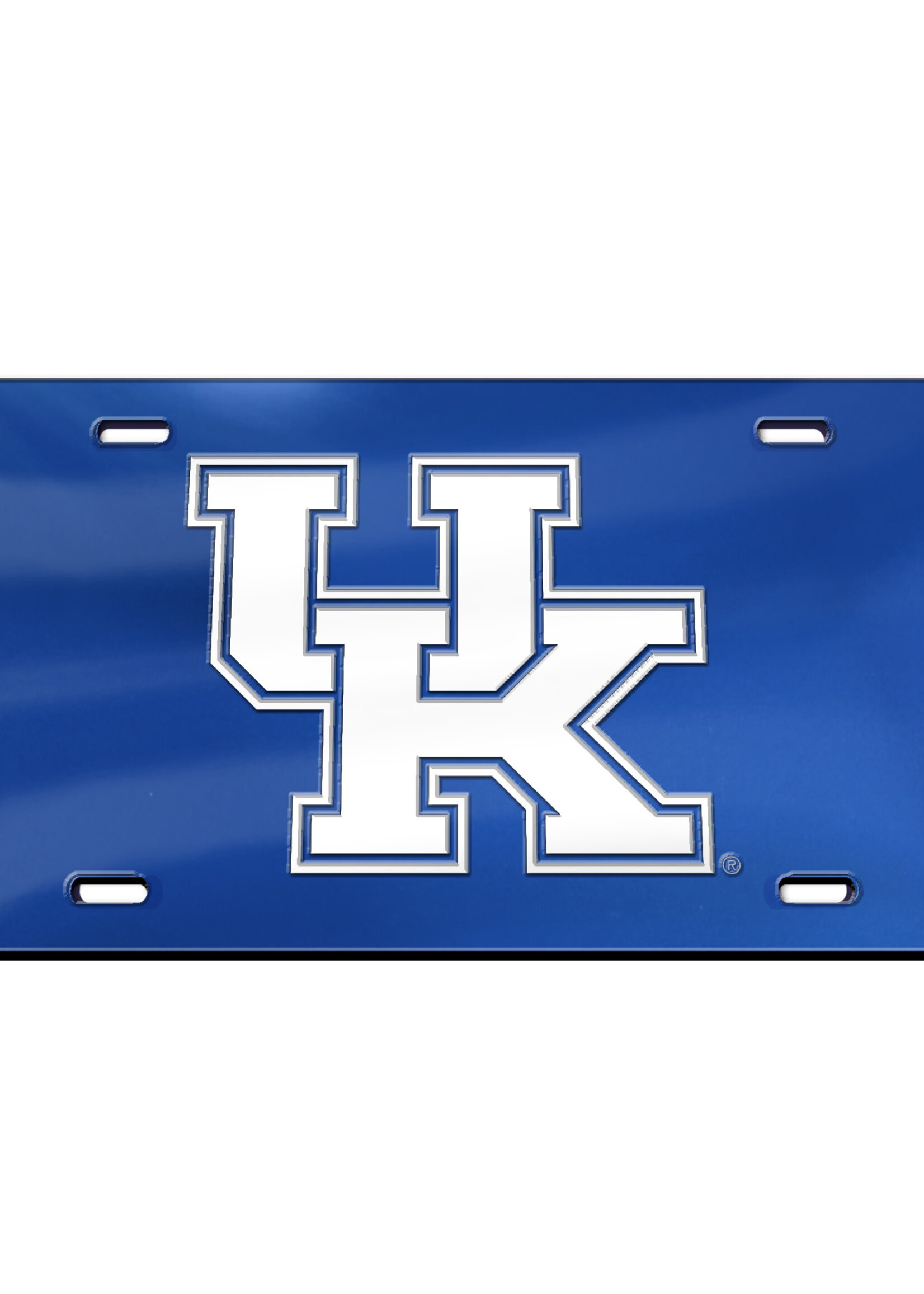 Laser Magic-Wincraft LICENSE PLATE, LOGO, ROYAL/SILVER, UK