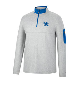Colosseum Athletics PULLOVER, 1/4 ZIP, COUNTRY CLUB, GRAY, UK