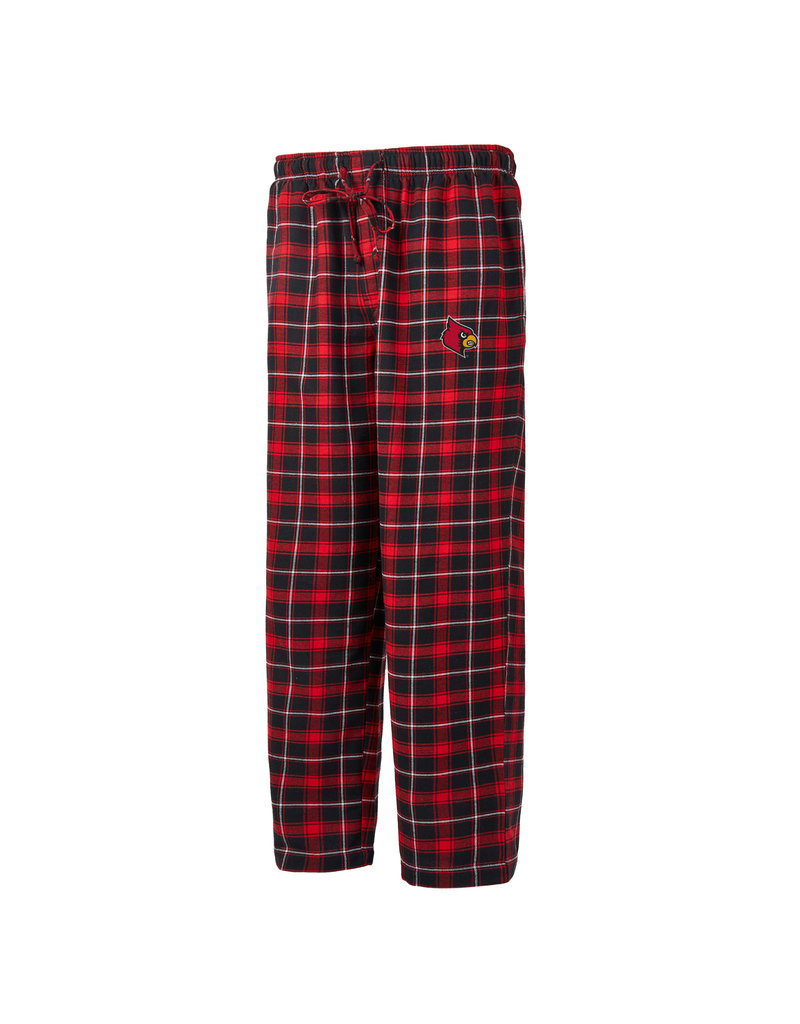 Concept Sports PANT, FLANNEL, LEDGER, RED/BLK,UL
