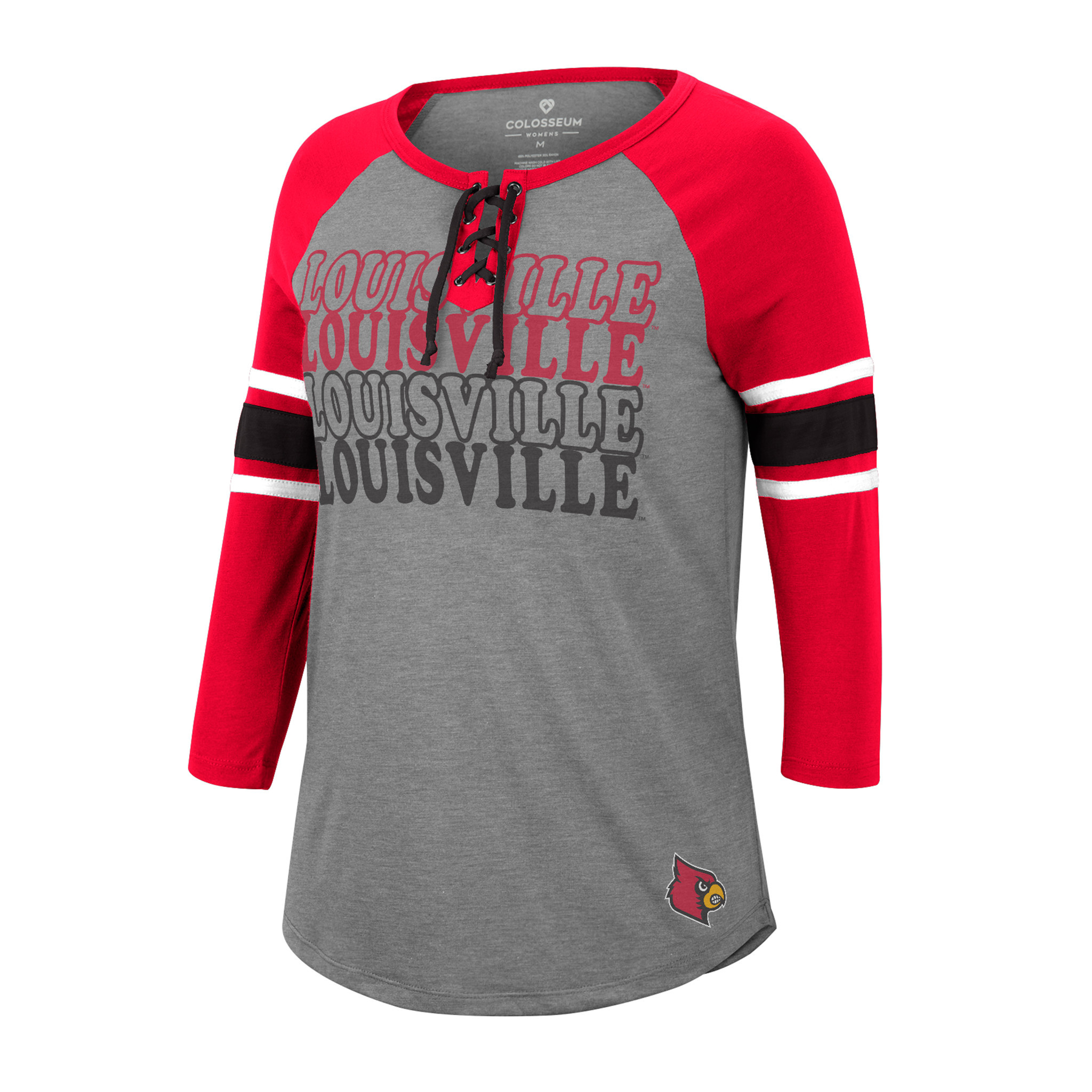 Colosseum Women's Louisville Cardinals There You Are V-Neck T