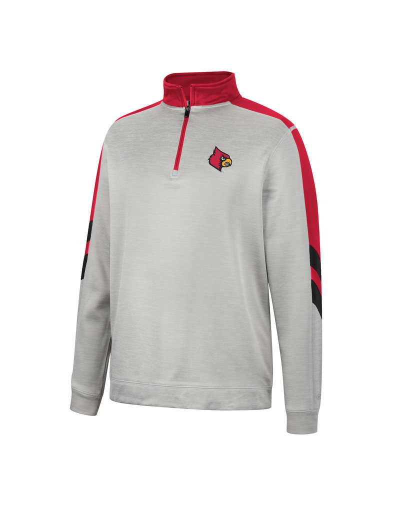 Colosseum Athletics PULLOVER, 1/4 ZIP, BUSHWOOD, GRAY,UL