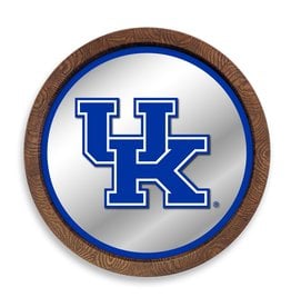 THE FAN-BRAND SIGN, WALL, FAUX BARREL, MIRROR, UK