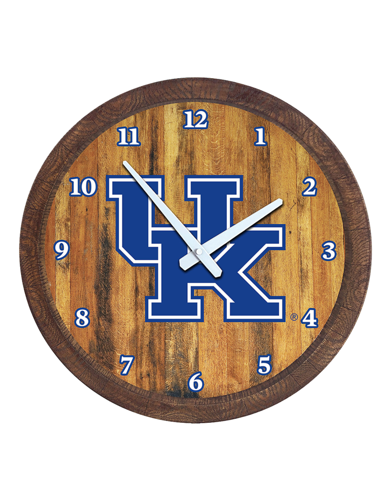 THE FAN-BRAND CLOCK, FAUX BARREL TOP, UK