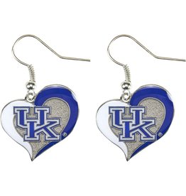 AMINCO INTERNATIONAL EARRINGS, SWIRL HEART, DANGLE, UK