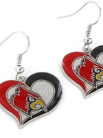 AMINCO INTERNATIONAL EARRINGS, SWIRL HEART, DANGLE, UL