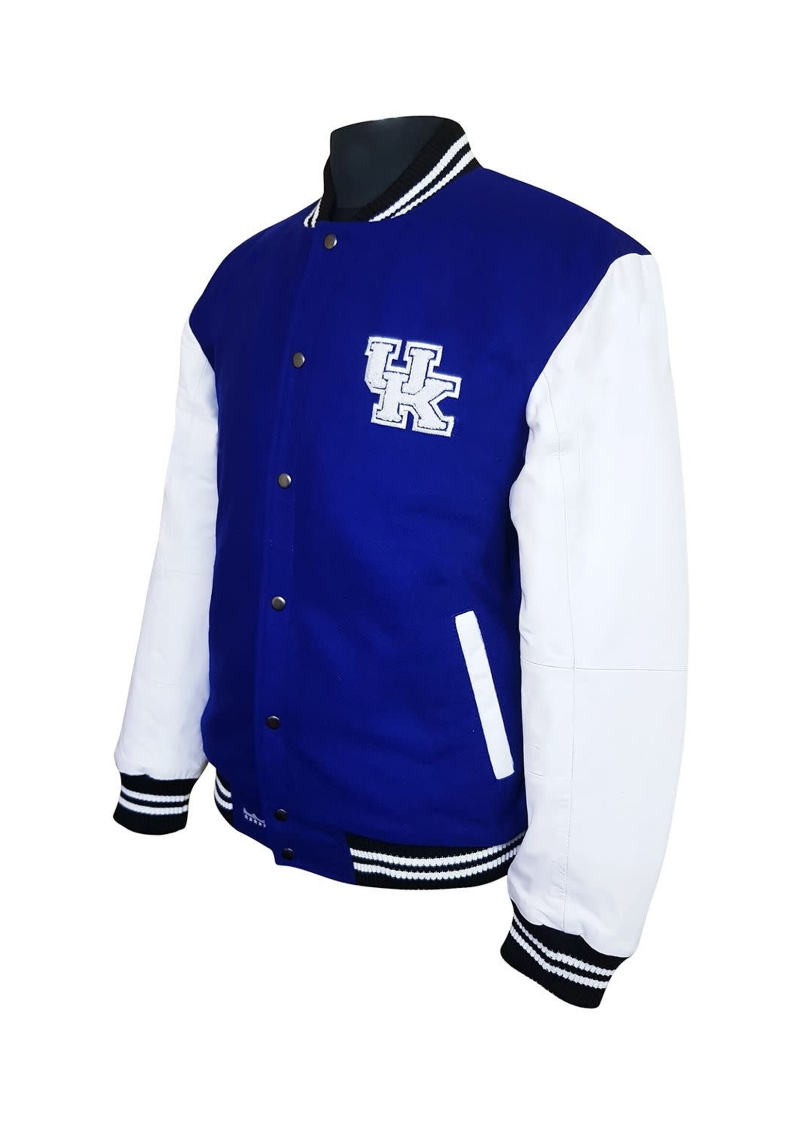 MTC Marketing JACKET, GRADUATE, WOOL/LEATHER, ROY, UK