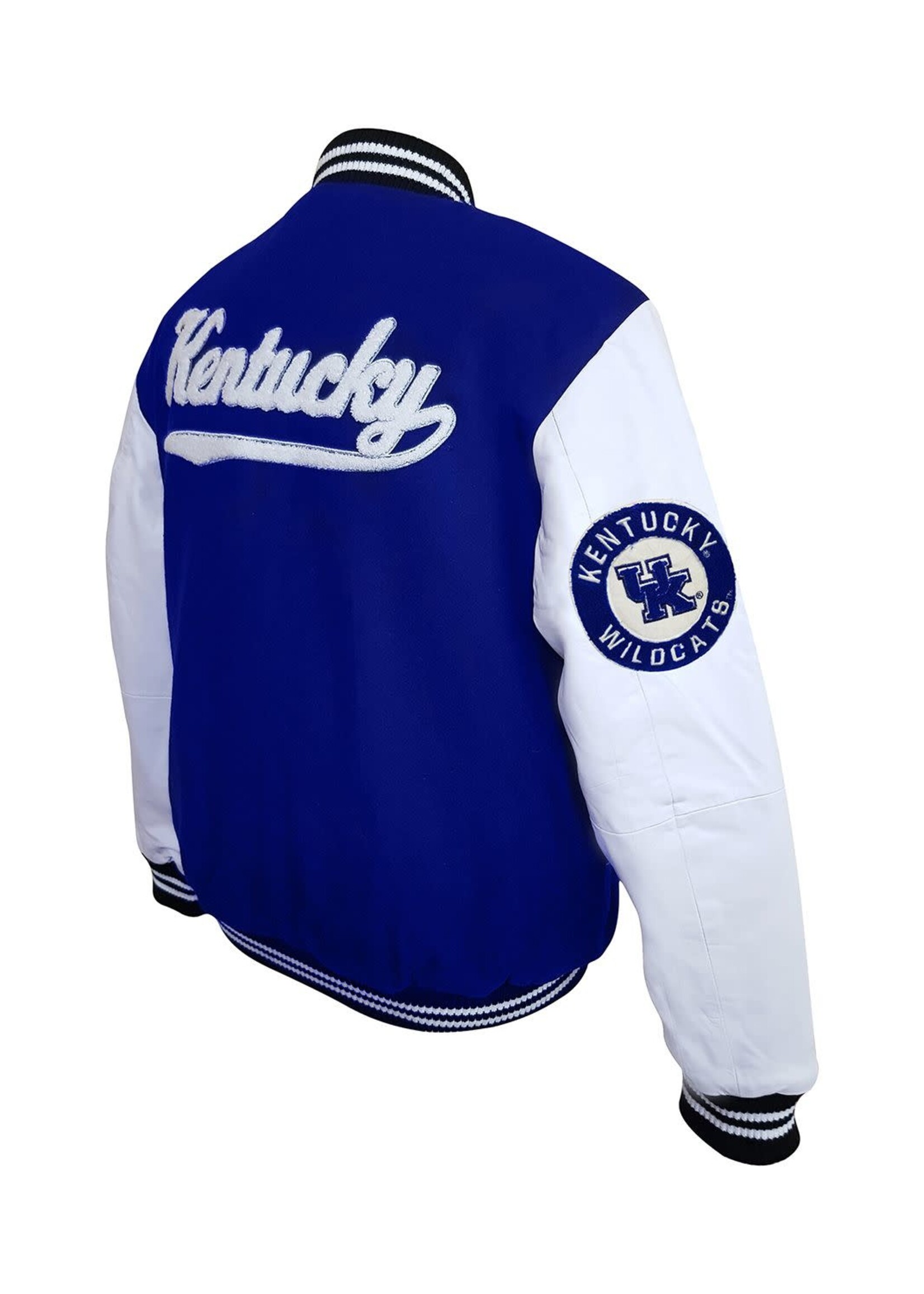 MTC Marketing JACKET, GRADUATE, WOOL/LEATHER, ROY, UK