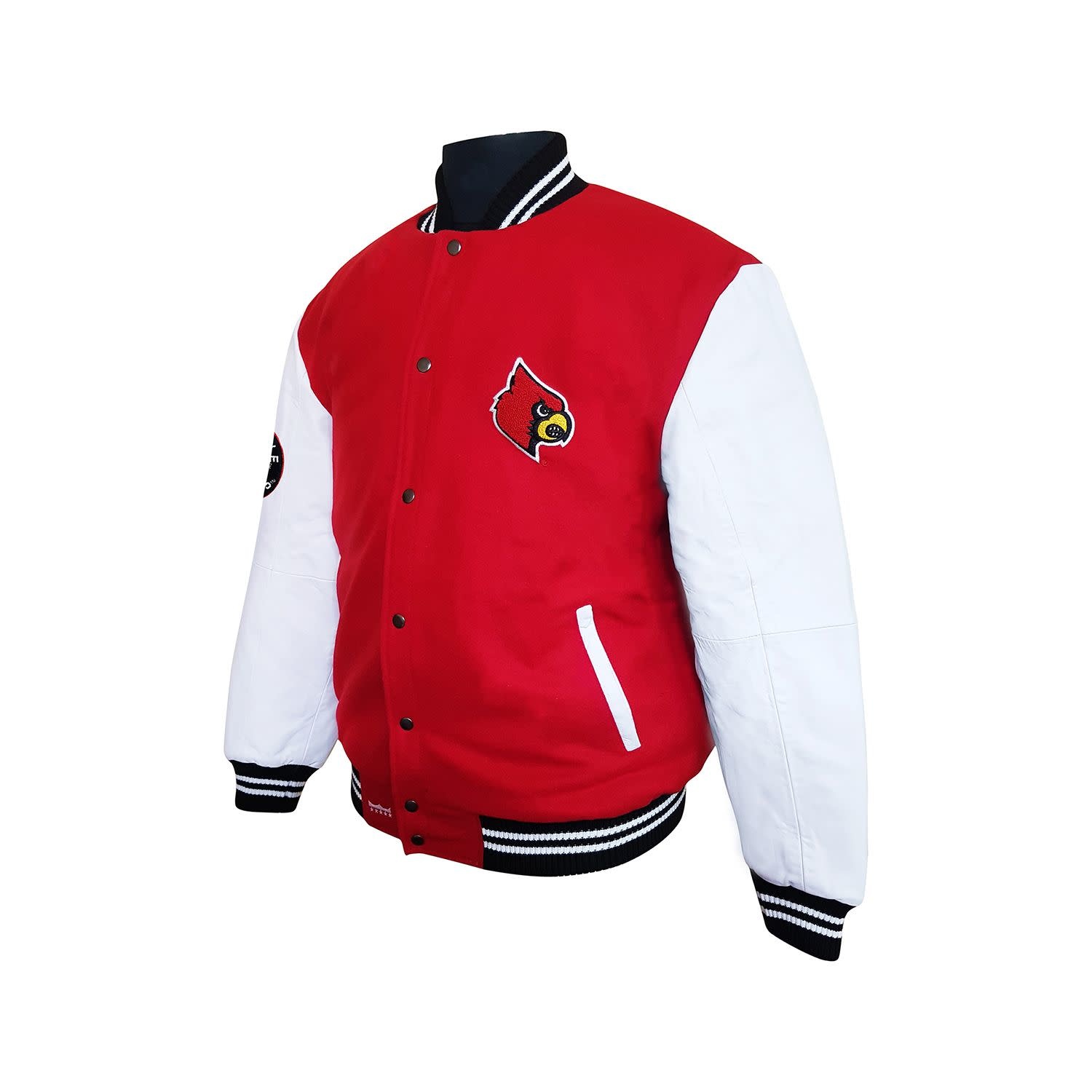 St. Louis Cardinals Wool Jacket w/ Handcrafted Leather Logos - Red