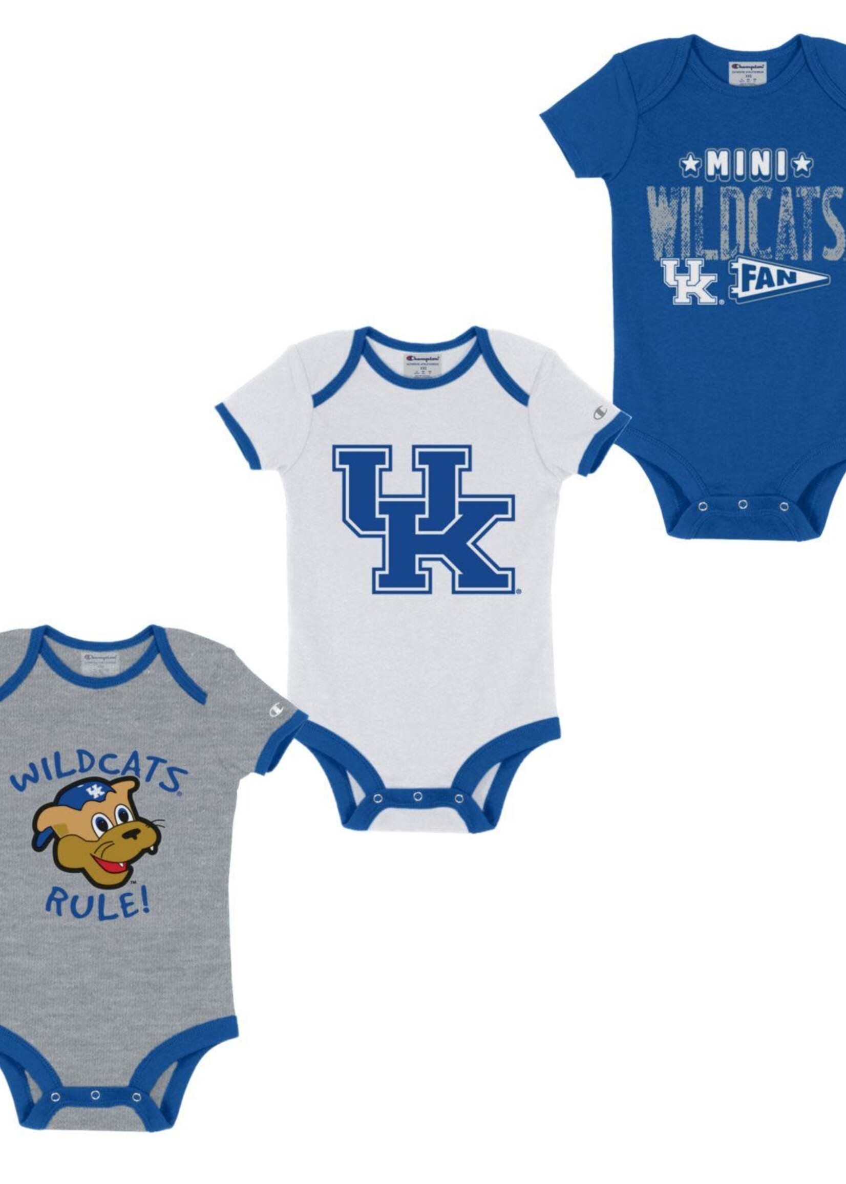 Champion Products ONESIE, INFANT, 3 PACK, MULTI, UK