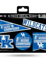 Rico Industries DECALS, 8 TIME CHAMPS, 5 PC, UK